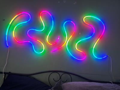 Neon Rope Light, Linkind 10FT RGBIC LED Light Strip with Music