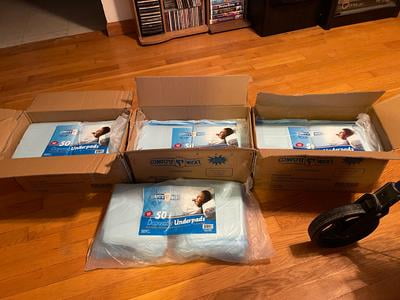 HealthLine Chucks Pads, Chux Disposable Underpads 23 x 36
