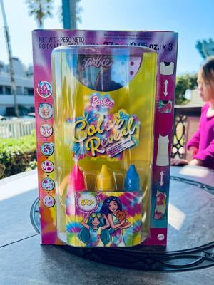 Barbie Doll Color Reveal Tie-Dye Fashion Maker Gift Set with Extra