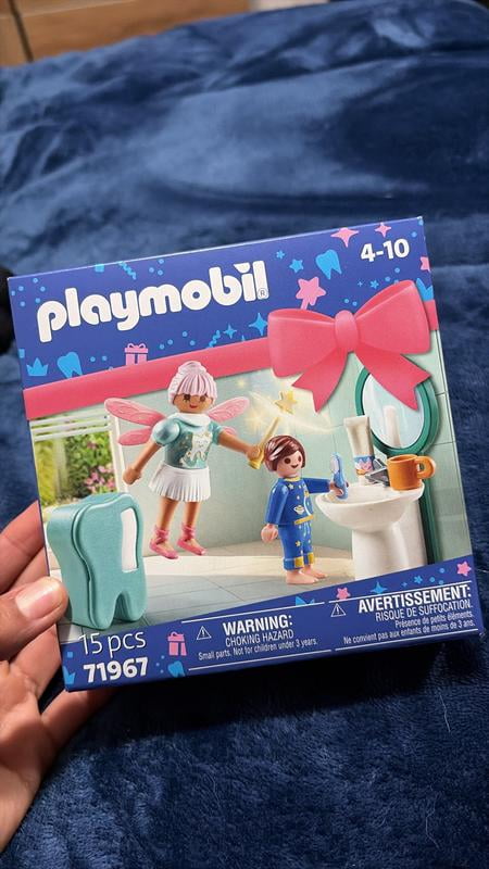 Playmobil Hada De Los Dientes – Set Con Figura, Niño Y Accesorios De Aseo, Ideal Para Recrear El Ritual De Perder Un Diente, A Partir De 3 Años