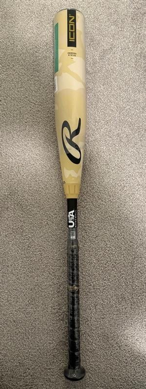 【美】Rawlings ICON 少年硬式 29インチ74cm 17oz480g 2025 Rawlings Icon USSSA Youth Baseball Bat | 29-inch | -8