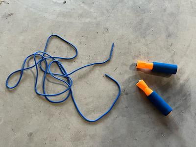 WICKED Mega Jump Classic Skipping Rope 6PK Ball Bearing Foam Handles 3y Plus Assorted 110074335 - View #8