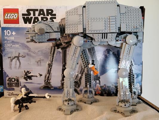 LEGO Star Wars AT AT 75288 Toy Building Kit Action Set for Creative Play 1 267 Pieces Walmart