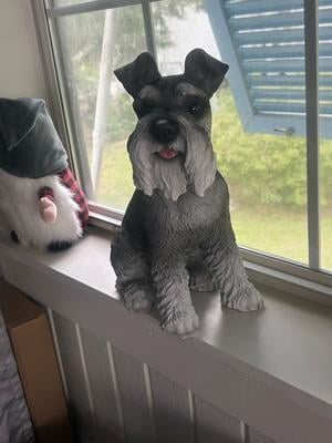 HI-LINE GIFT LTD. GREY SCHNAUZER STATUE - Walmart.com
