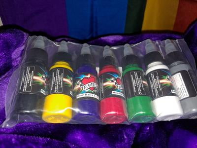 Millennium Mom's Inchiostro Per Tatuaggi - Set Di 7 Colori - Foto 6