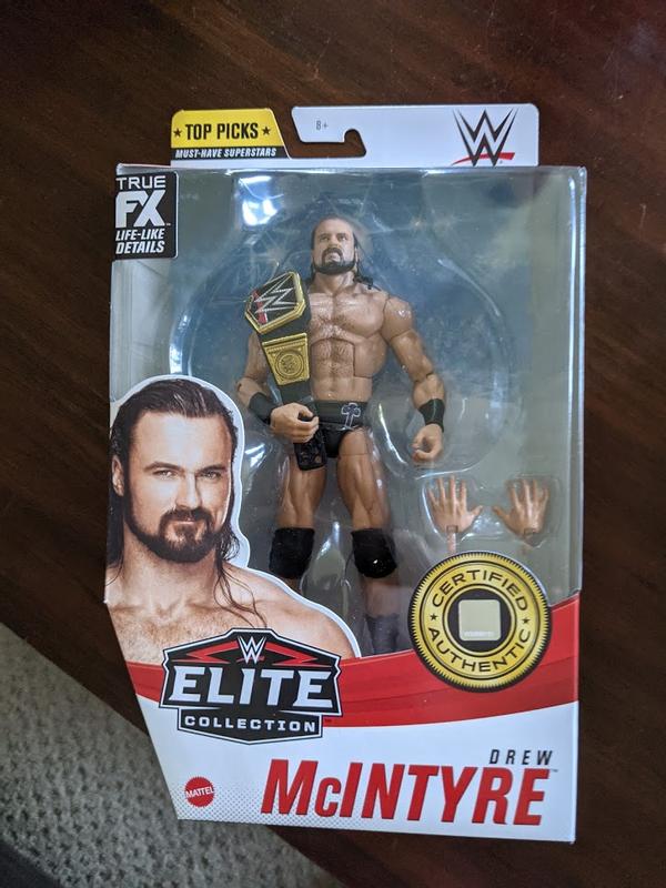 Action Figure Mattel WWE Top Picks | Drew McIntyre 15 Cm | 10 Punti Articolazione E TrueFX | Regalo Collezione