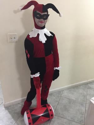 Costume Harley Quinn Suicide Squad bambina per Halloween e seminare paura