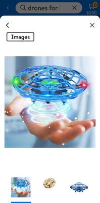 Light Star Mini Motion Controlled UFO Toy, Interactive Drone, Hand