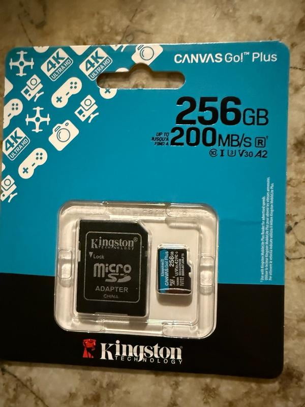 Kingston Canvas Go! Plus 64 GB Class 10/UHS-I (U3) V30 microSDXC