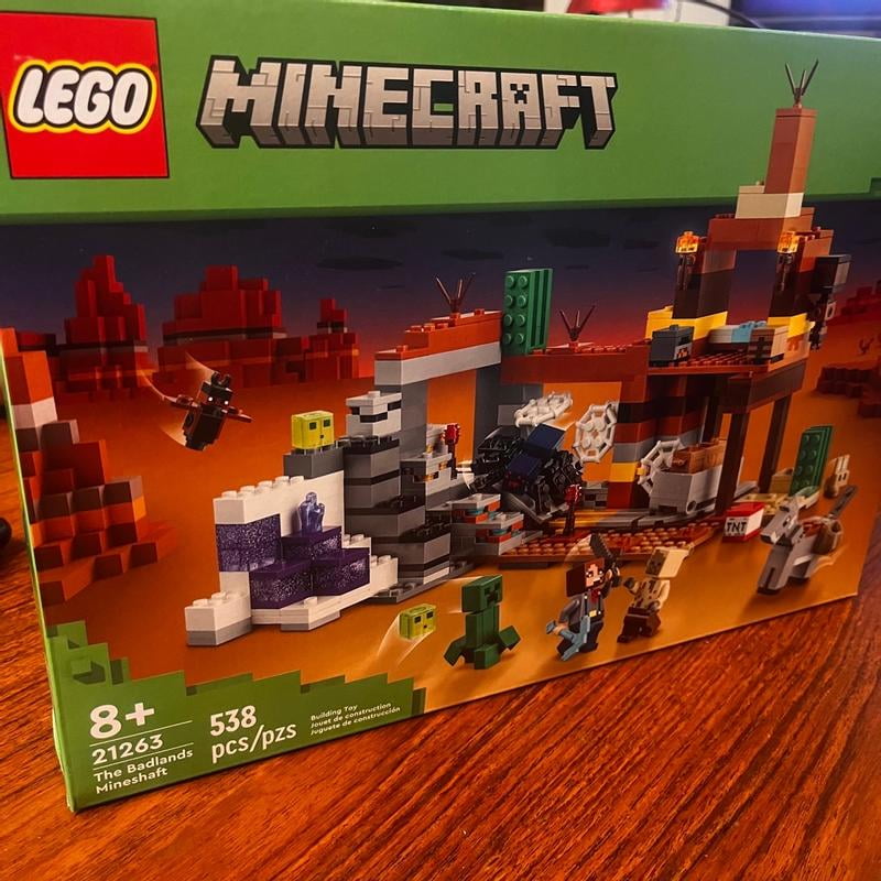 LEGO Minecraft The Badlands Mineshaft Video Game Toy, Mining