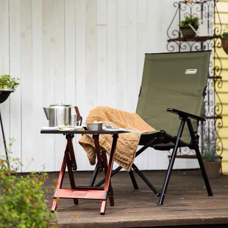 テーブル・チェア・ハンモック Coleman Outdoor Chair Amazon.com : Coleman Portable Aluminum Camp Chair with Side