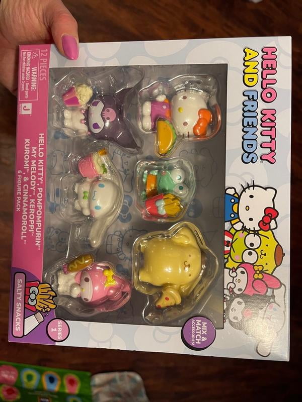 Hello Kitty and Friends, 2” Figure 6-Pack - Removable Salty