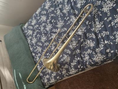Eastar, Bb Tenor Trombone, ETB-330, Gold with Case and Accessories