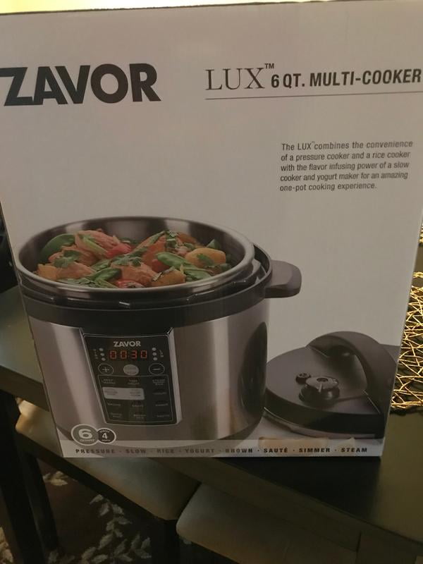 Zavor LUX LCD 6 Quart Multicooker - Electric Pressure Cooker, Slow Cooker & Rice  Cooker, 6 Quart - Kroger