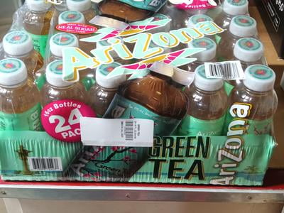 AriZona Green Tea with Ginseng and Honey 11.5 Fl Oz Cans 12-Pack