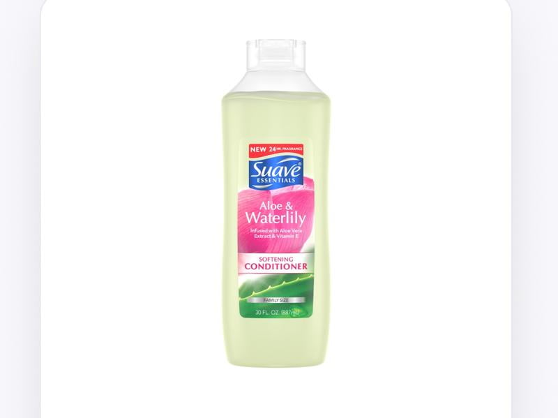 Suave Essentials Aloe Waterlily Conditioner, Moisturizing Shine Enhancing,  30 fl oz - Walmart.com