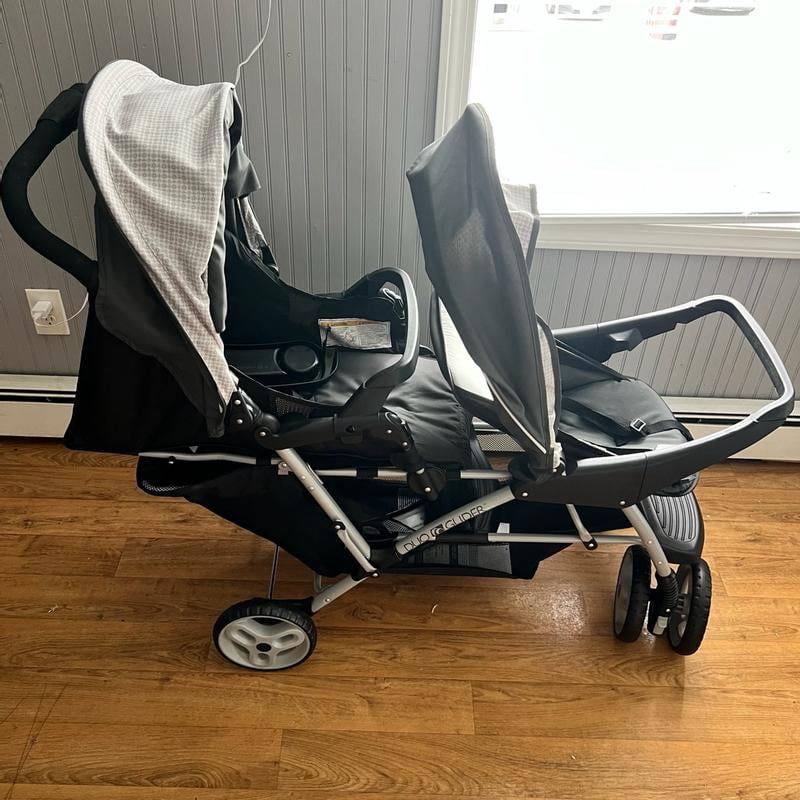 double stroller with rider board Nuna Demi Next + seo-bapejackets Color:Matte Buckhorn Green / BUGR Features Made from durable Anon M4 vs Smith