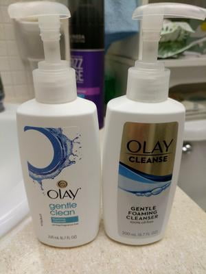 olay gentle clean foaming face wash for sensitive skin