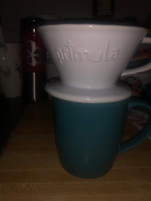 Madison Ceramic Pour Over, 1 Cup, Durable Coffee Maker - Primula
