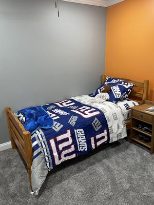 Nfl New York Giants Bed In Bag Set, Ny Giants Twin Bedding Set