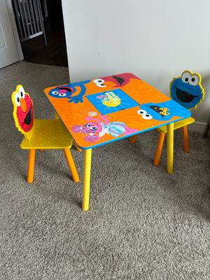 Elmo table and chairs hotsell