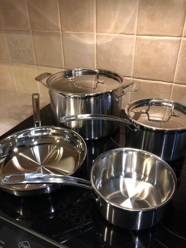 MCP7NP1 by Cuisinart - 7-Piece MultiClad Pro Tri-Ply Stainless Cookware Set  (MCP-7NP1)