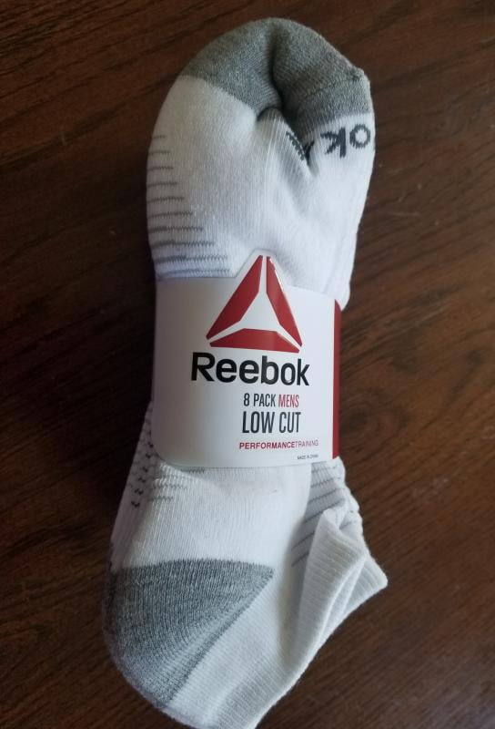 Reebok Men's 8-Pack Cushion Low-Cut Sock