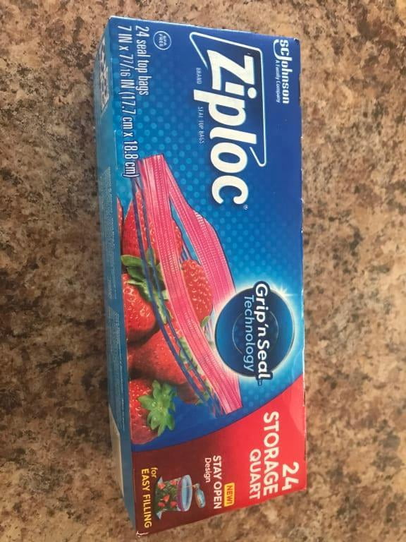 Ziploc Gallon Size Freezer Bags, 250 Ct, Double Zipper, Easy Open