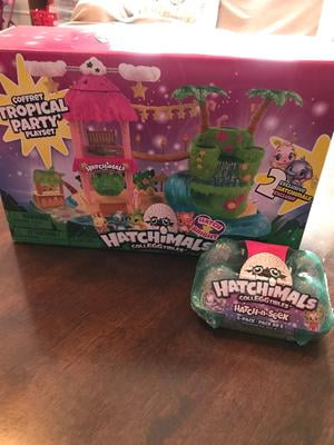 hatchimals tropical party playset walmart