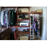 John Louis Home Standard Closet System in Maple or Mahogany - mediakits.theygsgroup.com