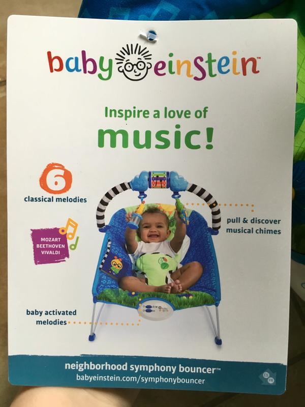Baby Einstein Bouncer Seat Neighborhood Symphony