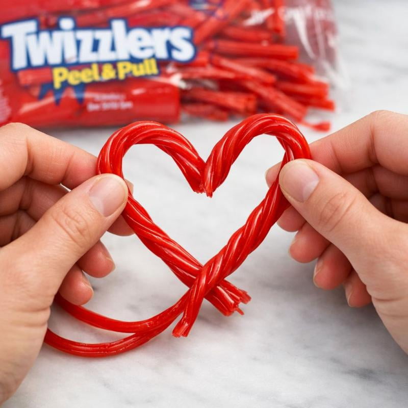 Twizzlers Pull 'N' Peel Twizted Strawberry Blast Chewy Snack Size