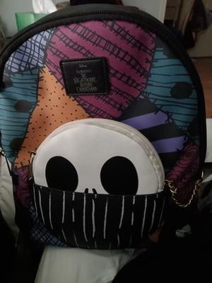 4911 Disney The Nightmare Before Christmas Backpack , Teens, Mini PU Amazon.com | Nightmare Before Christmas Mini Backpack Set  main image 3