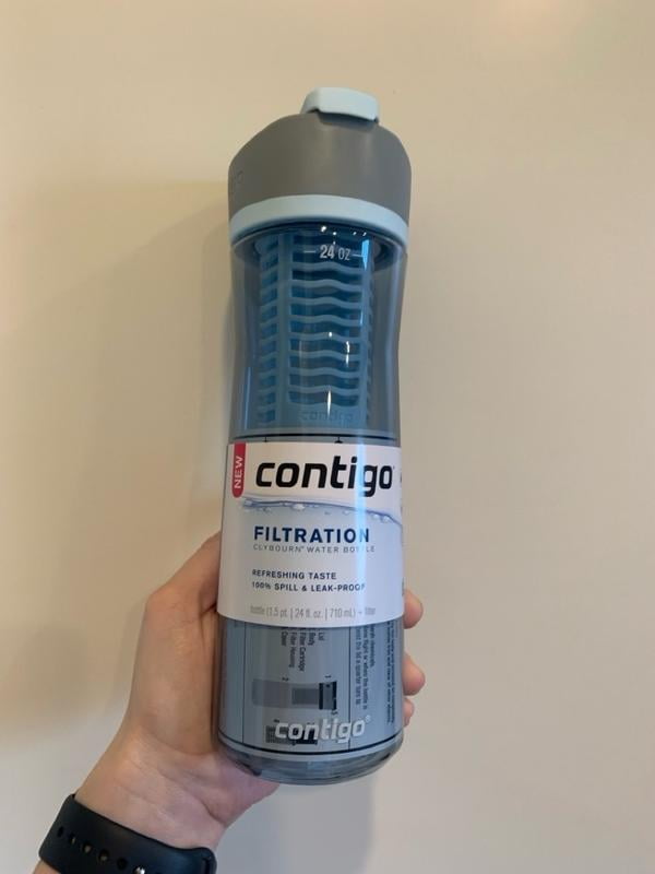 Gourde Contigo Clybourn Chill 24 Oz Avec Filtration - Dark Ice - Neuve