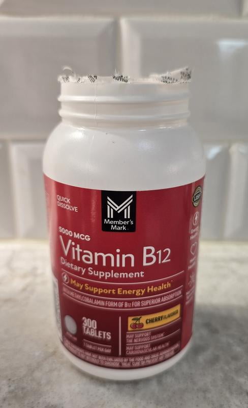 sams club b12 injections Customer reviews for Member's Mark Vitamin B12 Quick Dissolve Tablets, 5000  mcg, Cherry, 300 ct
