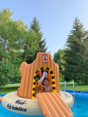 pirate island pool float