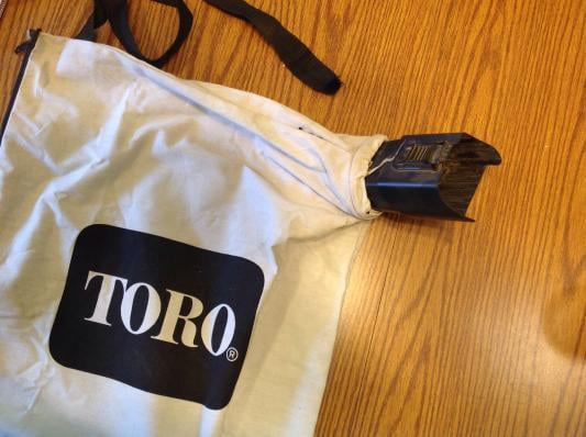 For Toro Leaf Blower Vac Bag Bottom Zip Replacement Bag 108-8994