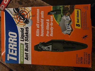 Terro Outdoor Liquid Ant Bait Stakes, 8ct - Household Ant Traps