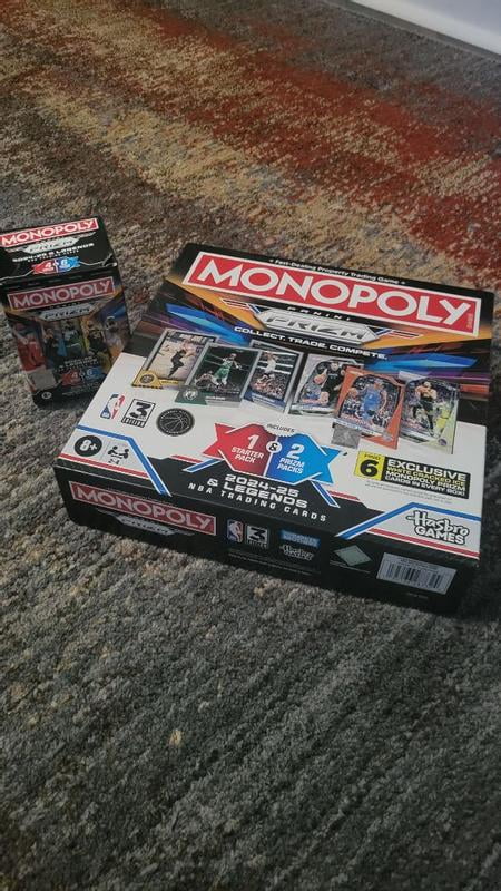 monopoly panini prizm: 2024-25 nba basketball trading cards booster box Amazon.com: Monopoly Panini Prizm: 2024-25 and Legends NBA Trading Cards  Booster Box | Collect or Use with Monopoly Panini Prizm: NBA Edition Games main image 0