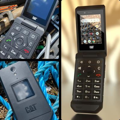 Cat S22 Rugged Flip Phone, 16GB, 4G LTE, GSM Unlocked, 2GB RAM