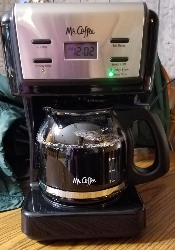 Mr Coffee 12 Cup Programmable Coffee Maker Black