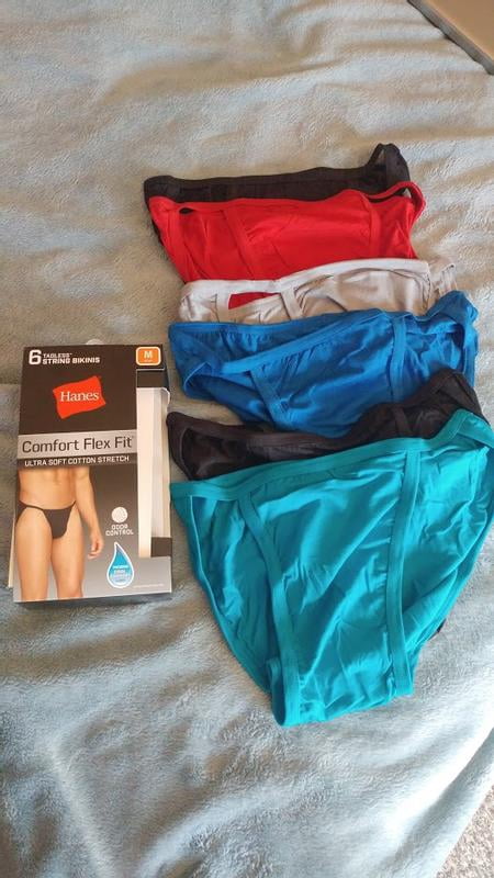 Hanes Comfort Flex Fit Men's String Bikini 6 Pack XL (EXTRA