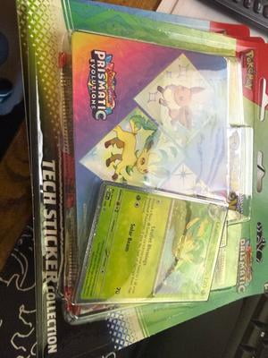 Pokemon Trading Cards SV 8.5 Prismatic Evolutions Tech Sticker Collection -  Walmart.com