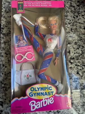 Barbie Olympic Gymnast 1996 Atlanta Games Doll Mattel No. 15123