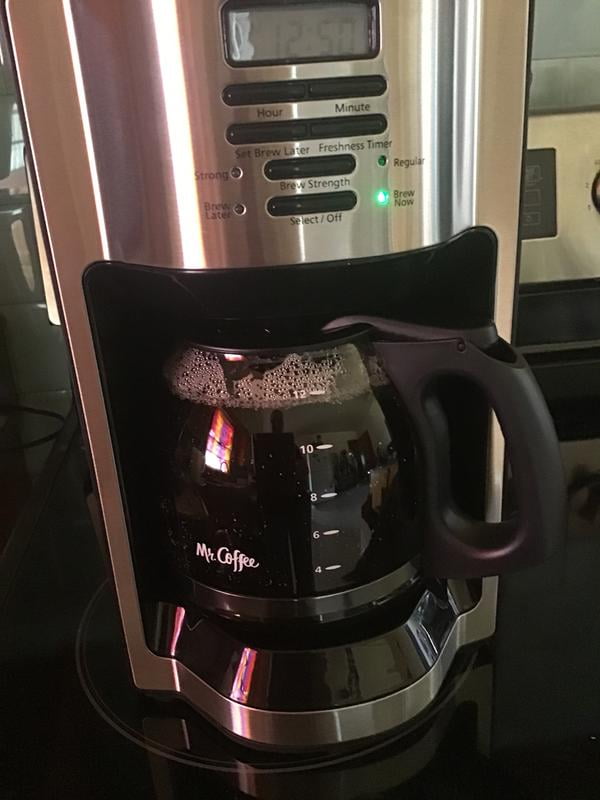 Mr. Coffee Rapid Brew 12-Cup Programmable Coffee Maker - Silver 53891148269