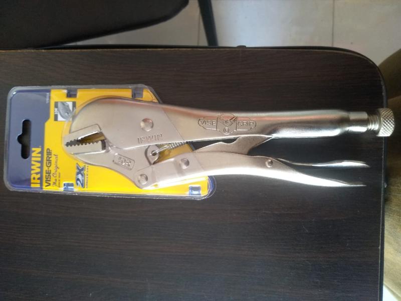 The Original VISE GRIP 10 Curved Jaw Locking Pliers With Wire Cutter  Genuine Adjustable Lock Clamp Grip Grab Plier IRWIN Tools 10WR 502L3 -   Denmark