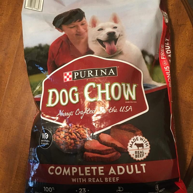 Purina Dog Chow Dry Dog Food, Complete Adult With Real Beef, 50 lb. Bag -  Walmart.com