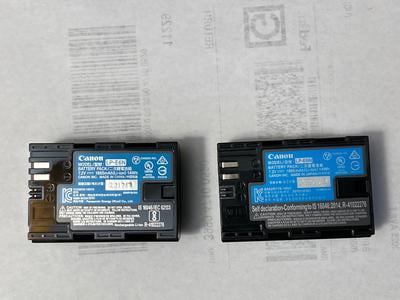 Canon LP-E6N バッテリー 1865mAh Genuine Canon LP-E6N Battery for EOS 5DII 5DIII 5DIV 5DS 6D