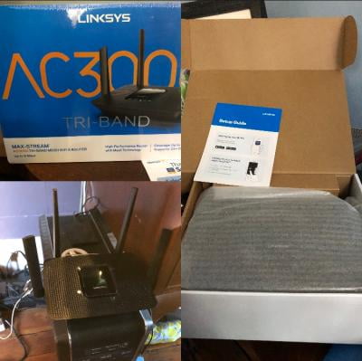Linksys Max Stream Tri Band Ac3000 Wifi Router Black Mr9000 Walmart Com Walmart Com