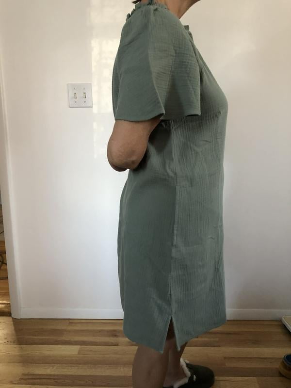 sam's club gap gauze dress GAP GAUZE POPOVER DRESS